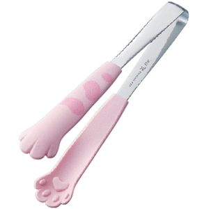ที่คีบอาหาร Miya Catch Cat Tongs ขนาด 7 นิ้ว สีชมพู น่ารัก เป็นมิตรกับสิ่งแวดล้อม ที่คีบอาหารสำหรับครัว ด้ามจับสแตนเลสอย่างดี ปลอดภัยสำหรับเครื่องล้างจาน - Product Image 1