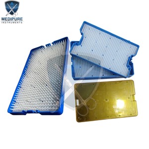 Plateau de stérilisation en plastique autoclavable de haute qualité pour instruments microchirurgicaux, organisateur d'instruments médicaux - Product Image 2