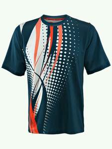 Nueva camisa de sublimación para hombres a la venta, camisa sublimada para hombres, manga corta, cuello redondo, ajuste cómodo - Product Image 2