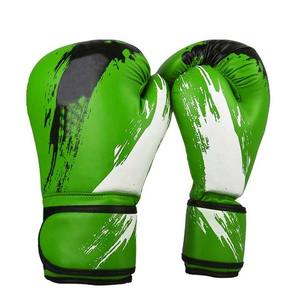 OEM Custom Logo Professional Body <b>Fitness</b> High Quality Genuine Cowhide Leather Boxing Gloves Martial Arts <b>Equipment</b> - Product Image 1