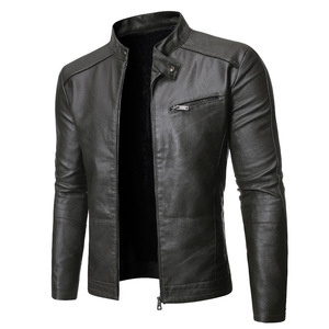 Men Winter <b>Leather</b> Jacket Wholesale OEM Exporter Pakistan <b>Outfitize</b> International - Product Image 3