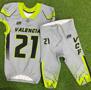 Vente en gros de maillots de football américain de haute qualité 2024 avec pantalon rembourré, broderie respirante, appliqué - Product Image 3