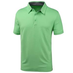 Camiseta Polo de manga corta con cuello levantado de color en blanco liso unisex de diseño al por mayor para hombre, camiseta polo con diseño de logotipo personalizado - Product Image 2