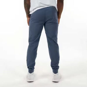 กางเกงขายาวลำลองผู้ชายทรงหลวมขากว้างผ้าฝ้าย 100% คุณภาพสูง 400 GSM เป็นมิตรกับสิ่งแวดล้อม ขายส่งพร้อมโลโก้ - Product Image 3