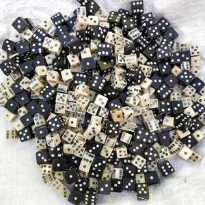 Bone Dice Set for <b>Monopoly</b> and Board Games Handmade Eco-Friendly Modern Design From TIMELESS CRAFT India - Product Image 2