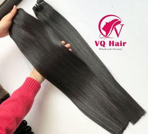 Venta al por mayor de extensiones de cabello humano virgen vietnamita, cutícula alineada, onda natural, doble cierre de encaje - Product Image 5