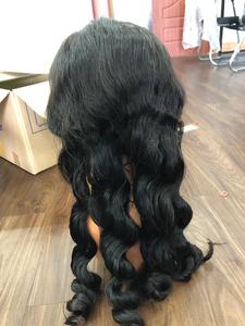 Peluca de Cabello Liso Virgen Vietnamita Brasileño, Densidad 130/150, Pre-Desplumada, Corta, Pequeña, Negra, Superventas - Product Image 4