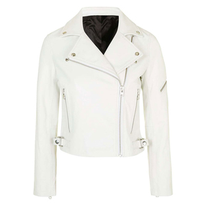 Best Selling Women's Casual Streetwear High Quality <b>Long</b> Genuine <b>Leather</b> <b>Jacket</b> Breathable Quick Dry Cotton Lining for Winter - Product Image 3