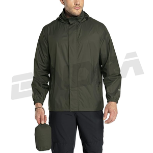 Veste de pluie pour hommes imperméable léger manteau à capuche coupe-vent survêtement voyage coquille holmes vêtements vêtements de pluie en plein air - Product Image 6