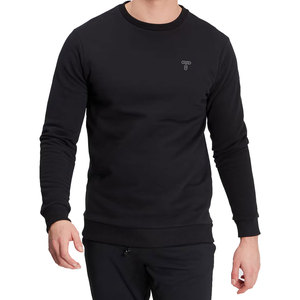 Sudadera de cuello redondo cálida de gran tamaño mezclada de algodón de lana ligera profesional Unisex para invierno estampado liso teñido - Product Image 4