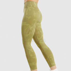 Leggings de yoga para adultos de calidad superior Leggings de yoga ligeros Leggings de Yoga de cintura elástica más vendidos - Product Image 3