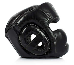 Couvre-chef de boxe Fairtex HG13 de haute qualité sur mesure Vision diagonale Sparring Head Guard équipement de Protection en cuir véritable - Product Image 3