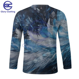 บุรุษเสื้อยืดชายฤดูใบไม้ร่วงฤดูหนาวแฟชั่นพิมพ์ลูกเรือคอยาวแขนยาวเสื้อยืดพิมพ์เสื้อTเสื้อสําหรับชาย - Product Image 3