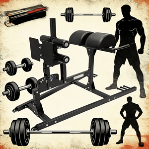 Banco GHD Profesional VIGFIT para Desarrollo de Glúteos y Isquiotibiales con Ruedas de Transporte y Base Estable para Entrenamiento de Fuerza y Acondicionamiento - Product Image 6