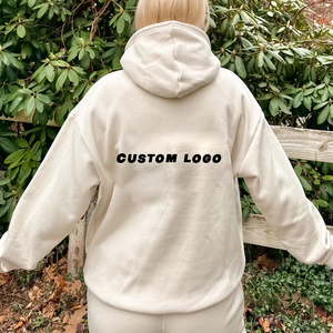 Chándal Informal de Felpa Francesa Sólida de Invierno para Mujer, Corte Regular, Personalizado OEM para Fabricantes - Product Image 5