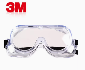 3M 1621AF Gafas DE SEGURIDAD Lentes de policarbonato para protección contra salpicaduras químicas Marcos de vinilo flexibles Rejillas de ventilación Mejorar la circulación del aire - Product Image 1
