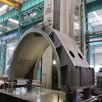 Usinage et soudage CNC pour les coques de réservoirs sous pression et les anneaux de retenue de turbines hydrauliques