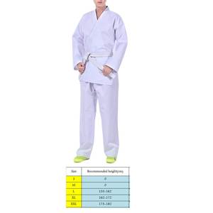 Vêtement de judo unisexe en gros, uniforme de judo 100% coton, arts martiaux, couleur blanche, hommes femmes, fabriqué au Pakistan - Product Image 2