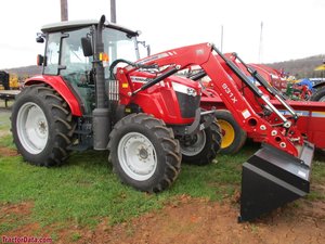3 vannes à commande à distance arrière utilisées sur les tracteurs agricoles Massey Ferguson 5708 Utility Dyna-4 à 16 vitesses Power Shift à vendre - Product Image 3