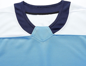 Vente en gros de maillots de l'équipe professionnelle OEM sublimation personnalisée en polyester durable séchage rapide de haute qualité maillots de hockey sur glace de qualité supérieure - Product Image 4