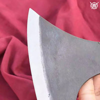 Großhandel Timur Enterprises Industriell Handgefertigte Geschmiedete Wikinger Goatland TV-Serie Axt mit Klinge aus Hochkohlenstoffstahl 21,5cm