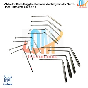 ชุดเครื่องมือถ่างเส้นประสาท 13 ชิ้น ยี่ห้อ V. Mueller Boss Ruggles Codman Weck Symmetry ผลิตจากเหล็กกล้าไร้สนิมเกรดทางการแพทย์ ได้รับการรับรองมาตรฐาน CE - Product Image 3