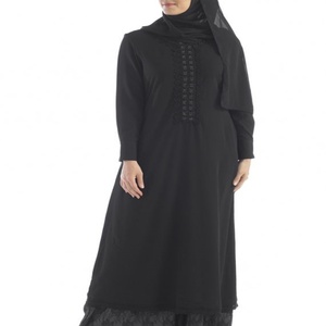 Abaya de haute qualité pour les filles en gros personnalisé ODM dernier 2023 - Product Image 3
