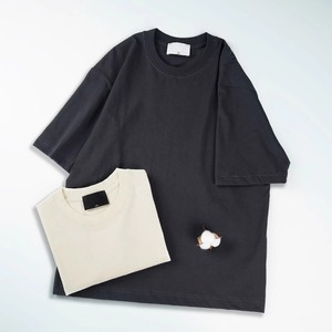 T-shirt personnalisé à col épais surdimensionné avec épaules tombantes 100% coton T-shirt vierge avec impression bouffante pour hommes - Product Image 3