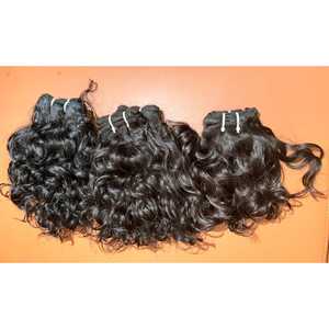 Le paquet de cheveux Remy alignés sur les cuticules du temple indien brut comprend une fermeture à lacet Extensions de cheveux vierges bon marché en vrac - Product Image 3