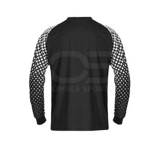 Uniforme rembourré de gardien de but personnalisé à manches longues avec tissu respirant et pantalon uniforme rembourré de gardien de but de football professionnel - Product Image 6