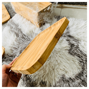 Planche à découper en bambou, bambou carbonisé, planche de style boucher pour la découpe de viande, de légumes, la découpe en dés et l'utilisation sur le comptoir, Vietnam - Product Image 1