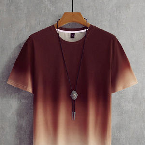 T-shirt à manches courtes en tricot formel surdimensionné pour homme, logo sur le devant, 100% coton, respirant, écologique, anti-froissement, intelligent - Product Image 1