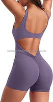 Mono Deportivo para Mujer, Spandex/Poliéster, Cierre con Cordón, Mangas Largas, Cintura Alta, Diseño Liso, 260g