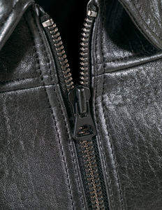 Chaqueta/Casaco Bomber Impermeable y Transpirable de Cuero Genuino Tejido a Mano, Calidad Premium para Otoño, para Hombres, Mujeres y Niños - Product Image 4