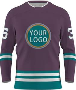 Vente en gros de maillots de hockey sur glace personnalisés pour hommes et femmes maillots d'entraînement pour l'entraînement - Product Image 2