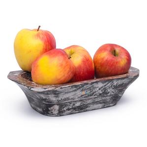 Bol à pâte en bois, brun antique, vintage, bol à fruits fait à la main, bol à fruits en bois et bol de service pour aliments - Product Image 1