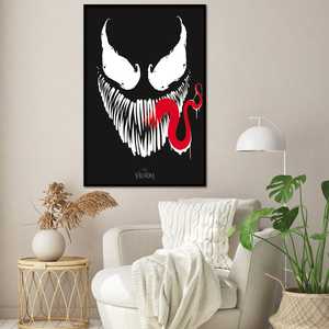 Poster au design minimaliste Marvel Comics - Visage de Venom - Product Image 3