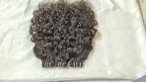 Extensions de cheveux humains vierges indiens Remy non transformés à cuticules alignées Machine à double trame 100g d'eau douce et libre - Product Image 5