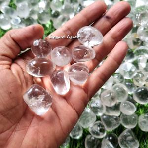 Ágata elegante pulida superior de piedra caída de cuarzo transparente Natural para Reiki Healing Feng Shui Material de piedras preciosas - Product Image 3