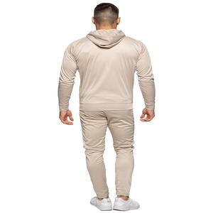 Vêtements OEM de haute qualité pour hommes, ensemble à la mode, survêtement en coton, survêtement à fermeture éclair, ensemble deux pièces de jogging - Product Image 2