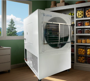 Liofilizador Automático de Acero Inoxidable con Bomba de Vacío, Calentamiento Eléctrico, 4 Bandejas, 220V para Alimentos - Product Image 4