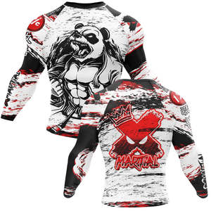 Prix de gros d'usine, logo personnalisé, t-shirt de compression pour homme, rashguard MMA, NO GI Grappling Jiu Jitsu BJJ Rashguard 2026 - Product Image 5