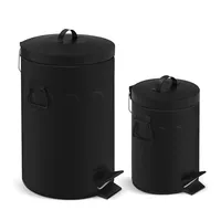Poubelle décorative faite à la main en métal et revêtement doré, panier à ordures, nouvelle poubelle pour salle d'étude
