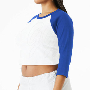 Clásico único nuevo diseño transpirable béisbol Crop Top Jersey venta al por mayor béisbol Crop Top Jersey - Product Image 5