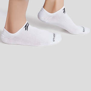 Chaussettes de sport invisibles de haute qualité pour le cyclisme, lot de 3, taille unique, logo personnalisable, respirantes, anti-bactériennes, anti-transpiration, pour l'automne - Product Image 5