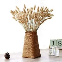 Luxueux vase à fleurs en rotin design avec finition haut de gamme pour les hôtels d'appartements modernes et les intérieurs de salon contemporains