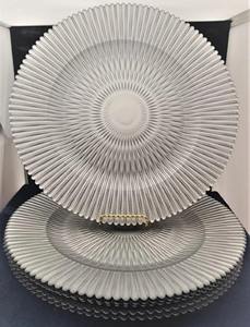 Placa de cargador redonda con borde de cuentas plateadas de diseñador para decoración de mesa de comedor, servicio de fiesta y uso de mesa de boda - Product Image 5