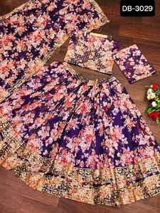 Ropa tradicional india Heavy Zari Work Bordado Secuencia Trabajo Ropa nupcial Lehenga Choli Colecciones para función de boda Desgaste - Product Image 3