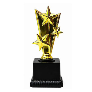 NYLEX E.Award Plastik-Trophäe mit Gold & Schwarzem Sockel Hochwertige Langlebige Sportpreise für Online-Verkauf - Product Image 1