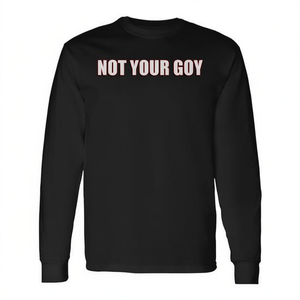 T-shirt promozionale a maniche lunghe Not Your Goy - Product Image 2